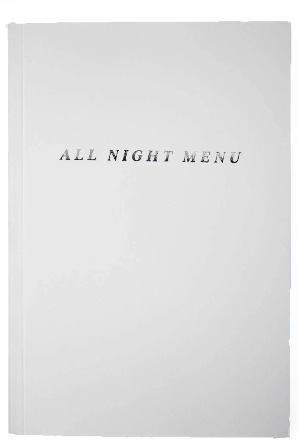 ALL NIGHT MENU Vol. 1