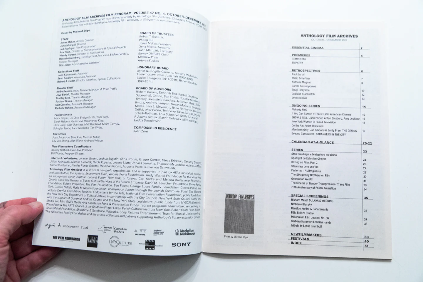 ANTHOLOGY FILM ARCHIVES PROGRAM Vol. 47 No. 4 - Image 2
