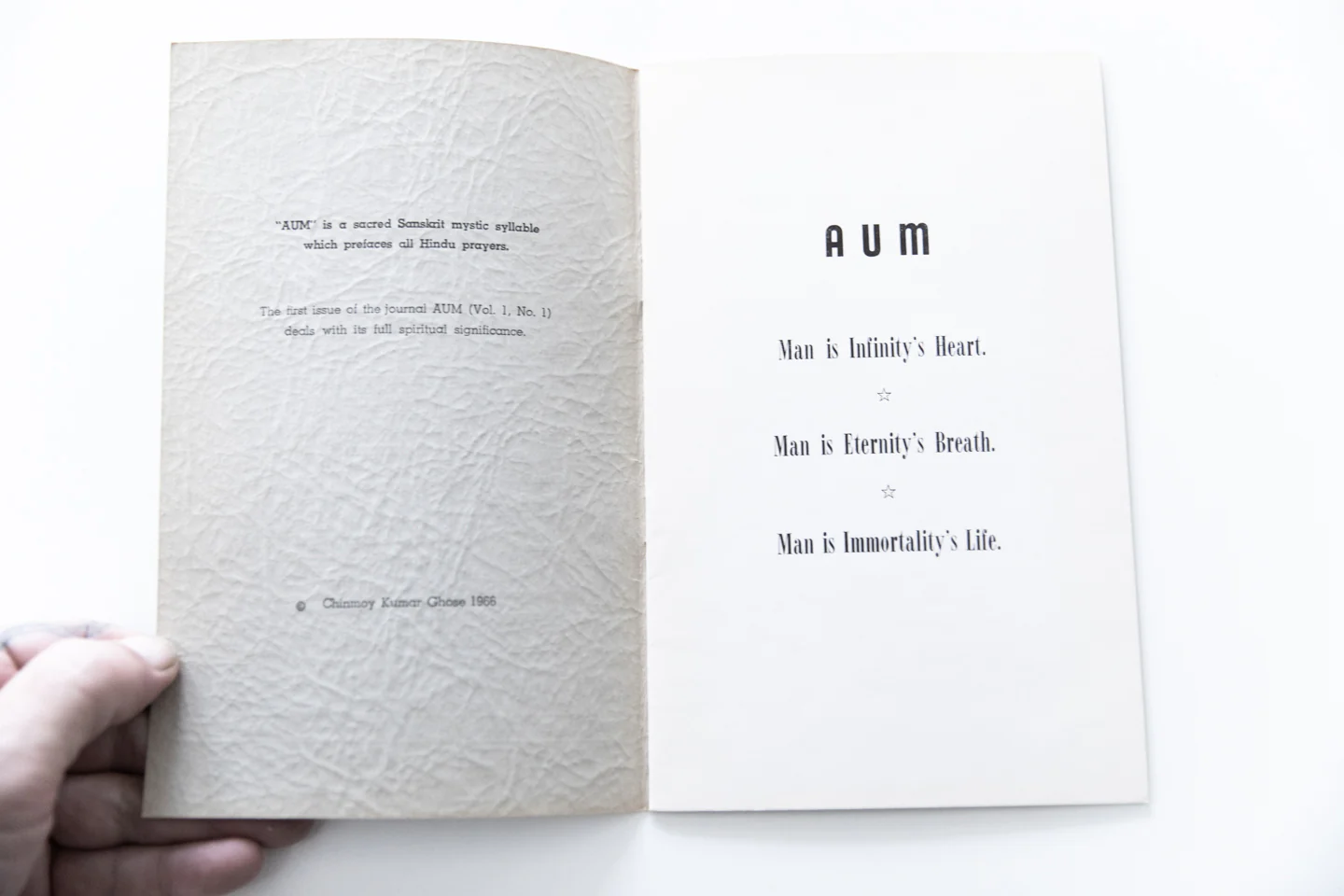 AUM | Spiritual Philosophy and Yoga Vol. 1 No.11 - Image 2