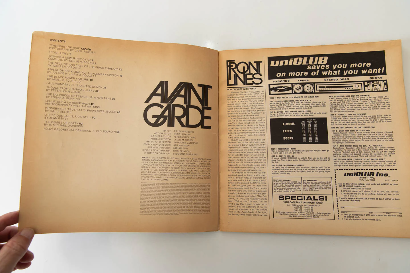 AVANT GARDE Magazine No. 7 - Image 2