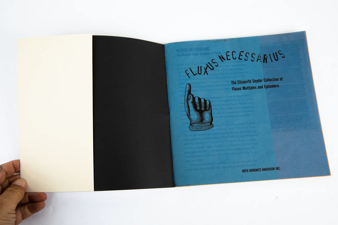 FLUXUS NECESSARIUS | The Ellsworth Snyder Collection of Fluxus Multiples and Ephemera - Image 2