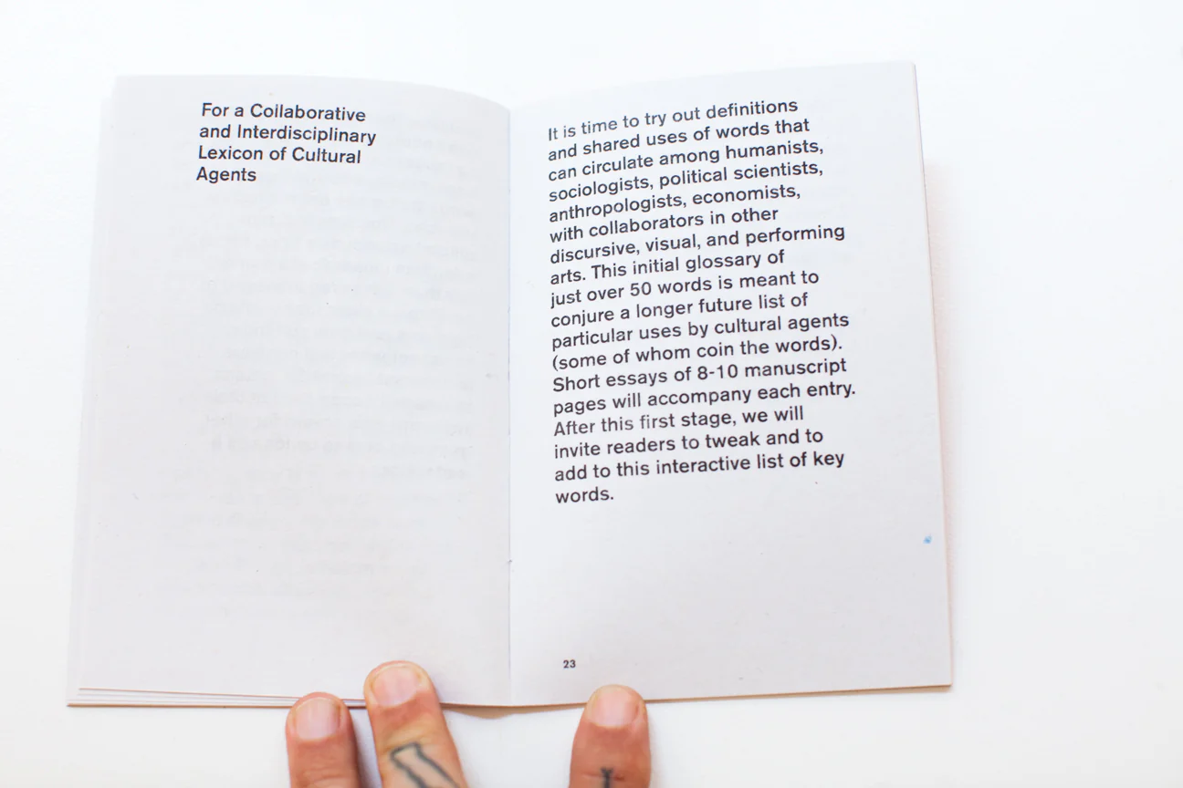 FOR A COLLABORATIVE AND INTERDISCIPLINARY LEXICON OF CULTURAL AGENTS - Image 6