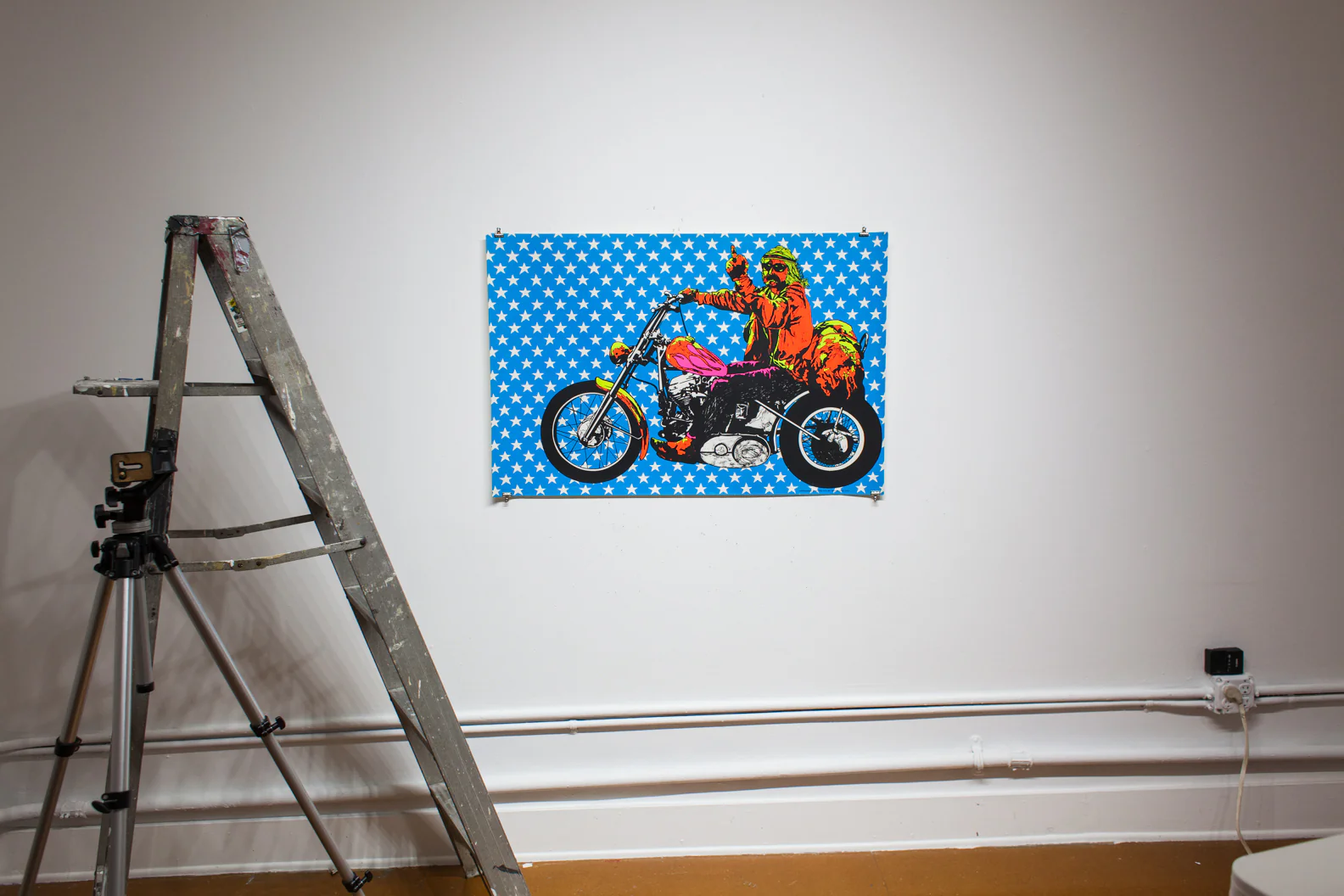 HOPPERFINGER | EASY RIDER | Vintage Blacklight Poster - Image 5