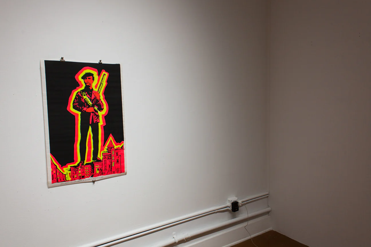 HUEY P. NEWTON | Vintage Blacklight Poster - Image 4