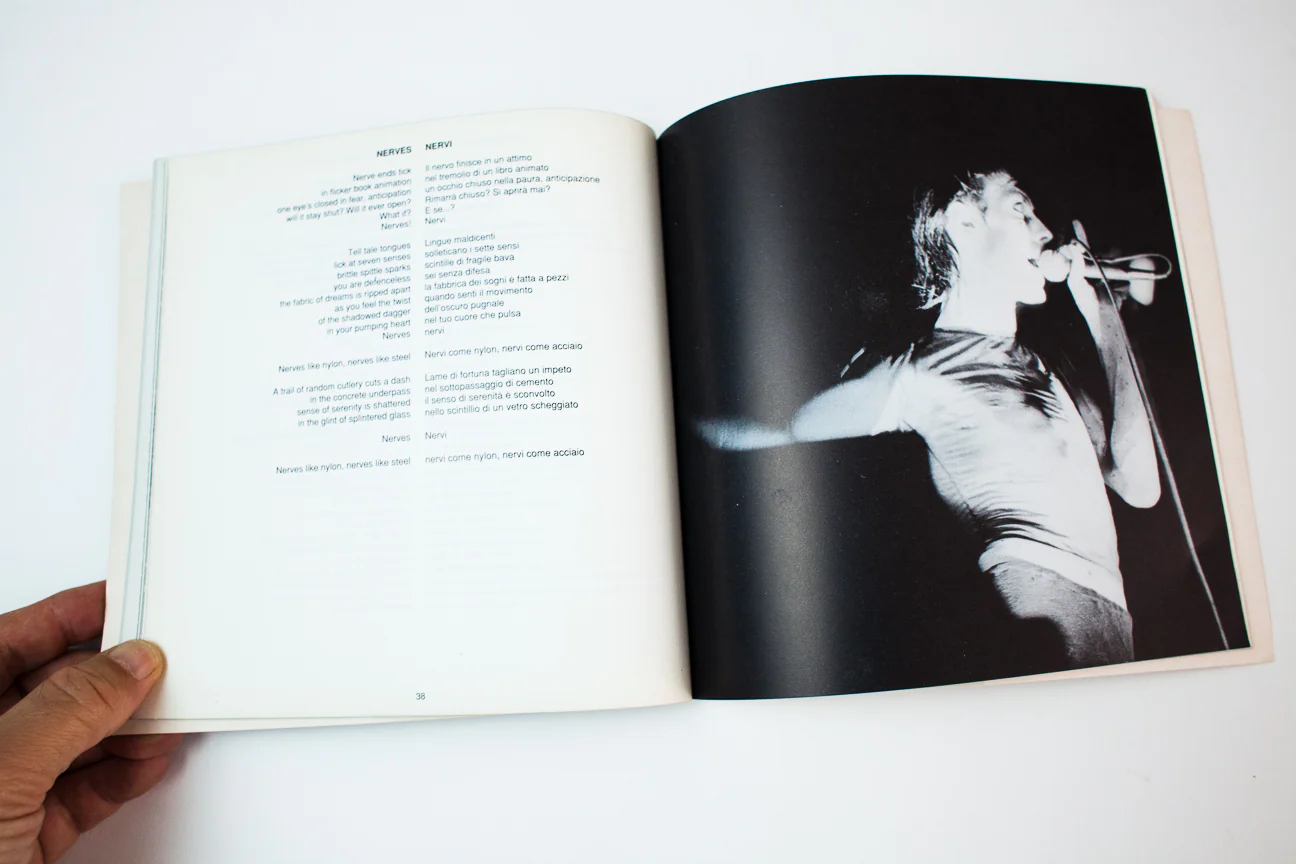 BAUHAUS LYRIC BOOK | Italian and English - Image 3