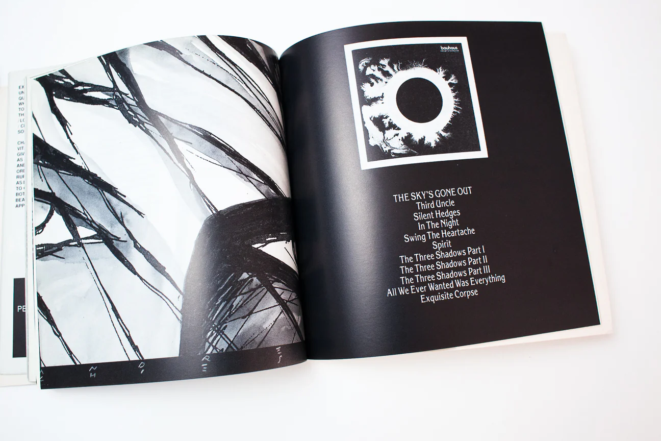 BAUHAUS LYRIC BOOK | Italian and English - Image 4