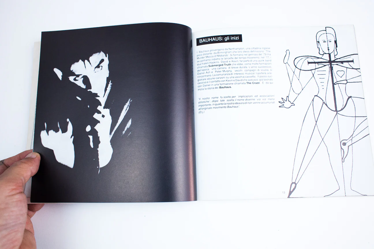 BAUHAUS LYRIC BOOK | Italian and English - Image 6