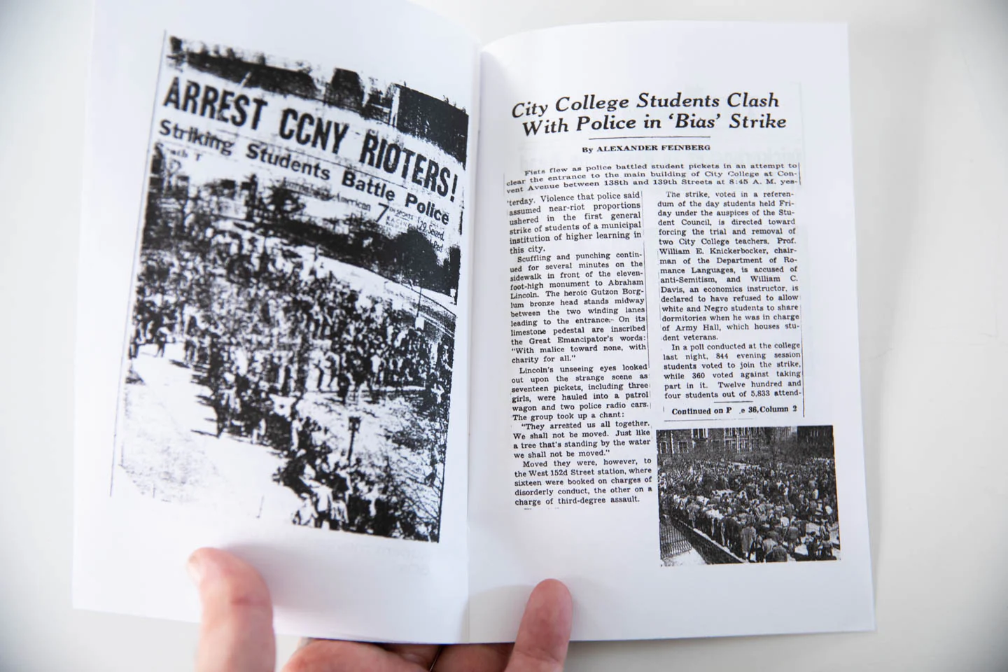 JUST LIKE A TREE STANDING BY THE WATER, WE SHALL NOT BE MOVED | The CCNY Student Strike of 1949 - Image 7