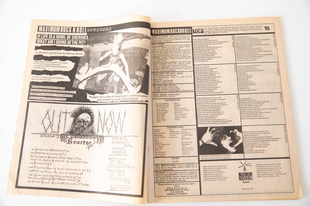 MAXIMUM ROCK N ROLL NO. 37 | JUNE 86 - Image 2
