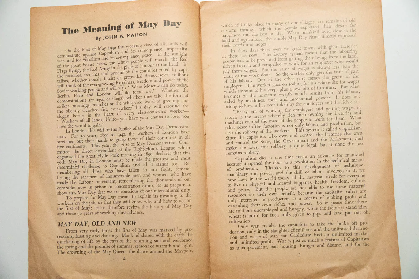 MAY 1st 1940 | THE MEANING OF MAY DAY - Image 2