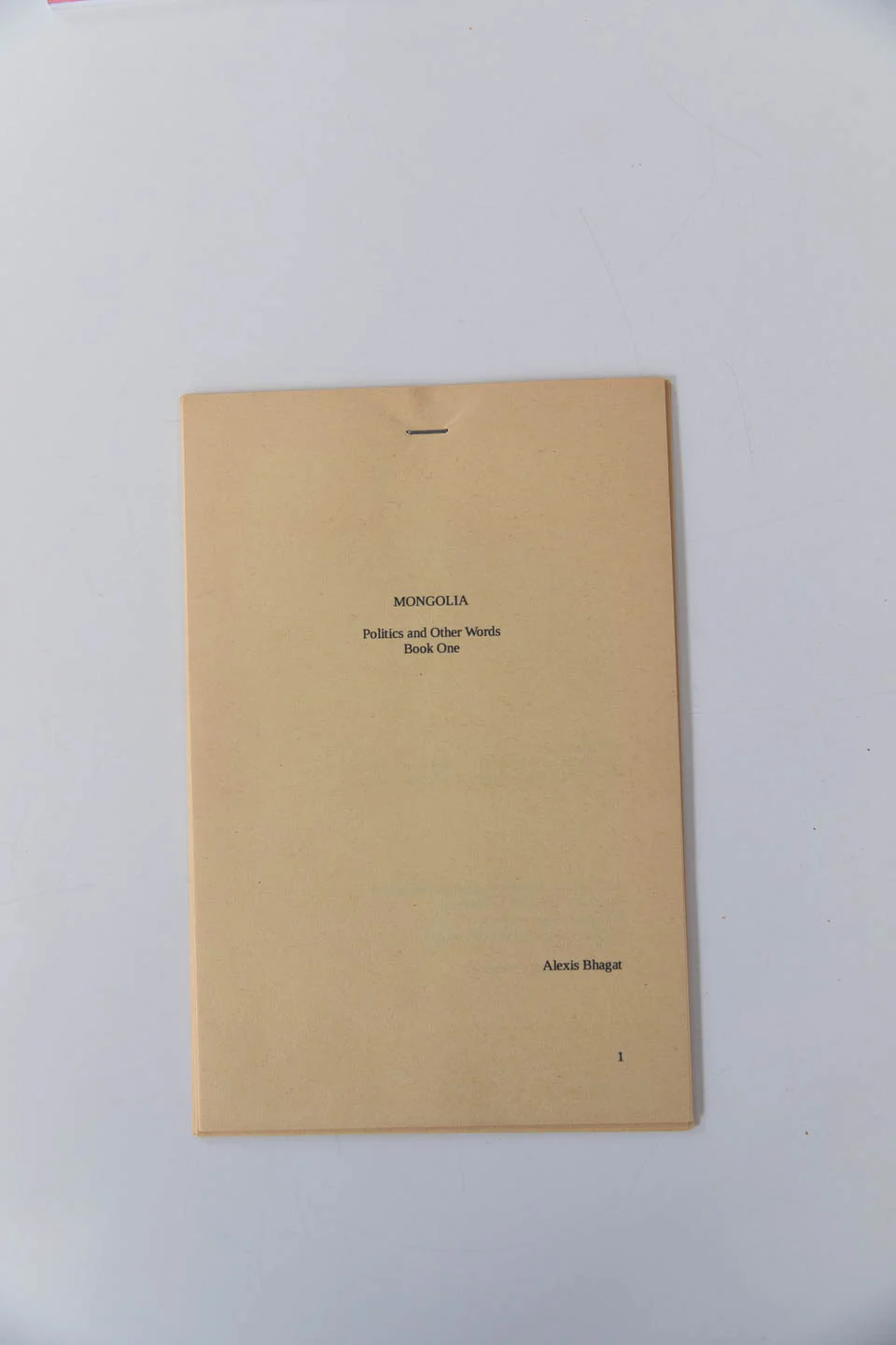 MONGOLIA | Politics and Other Words Book One - Image 3