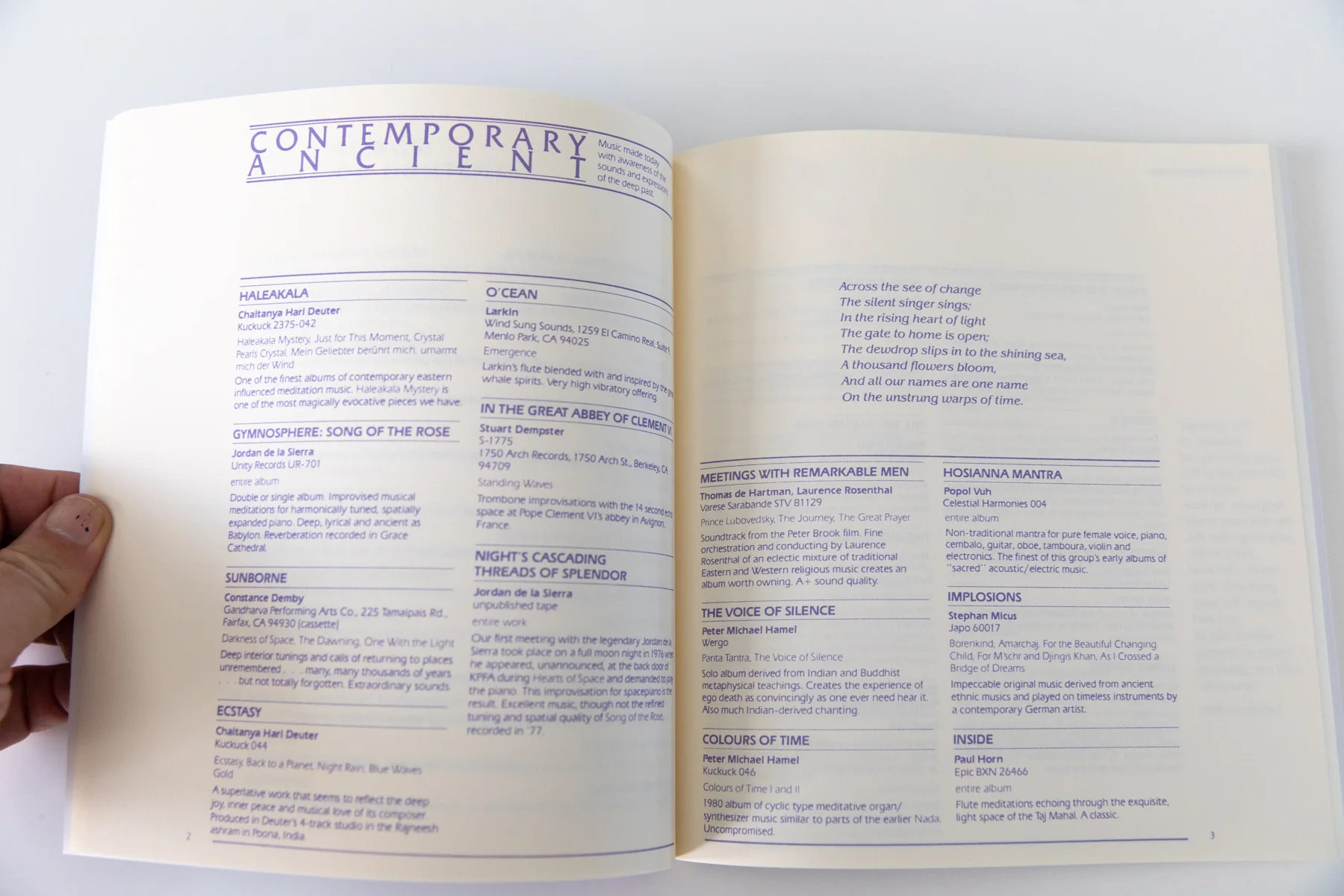 MUSIC FROM THE HEARTS OF SPACE | Guide to Cosmic, Transcendent and Innerspace Music (REPRINT) - Image 4