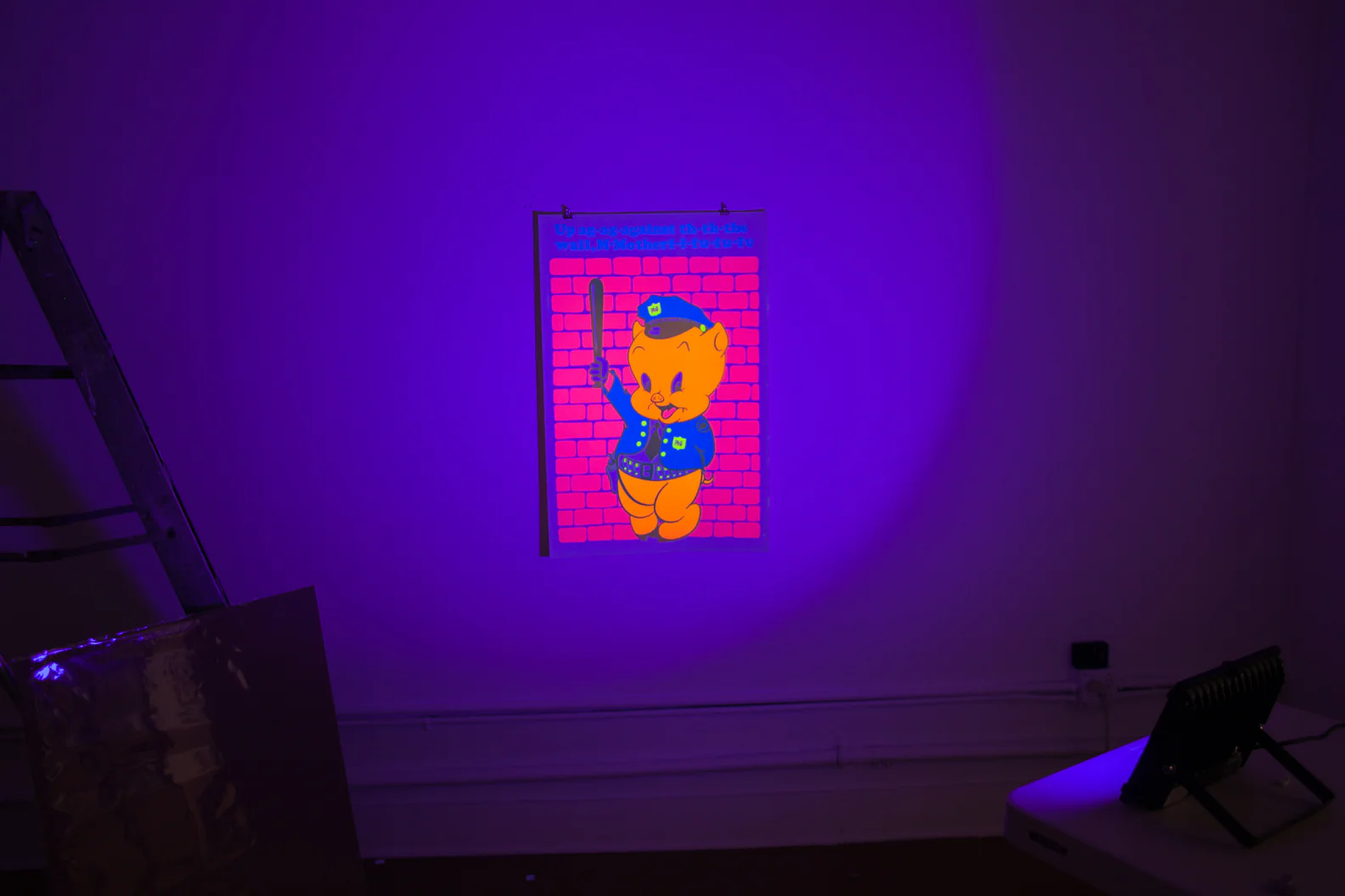 PORKY | Vintage Blacklight Poster - Image 4
