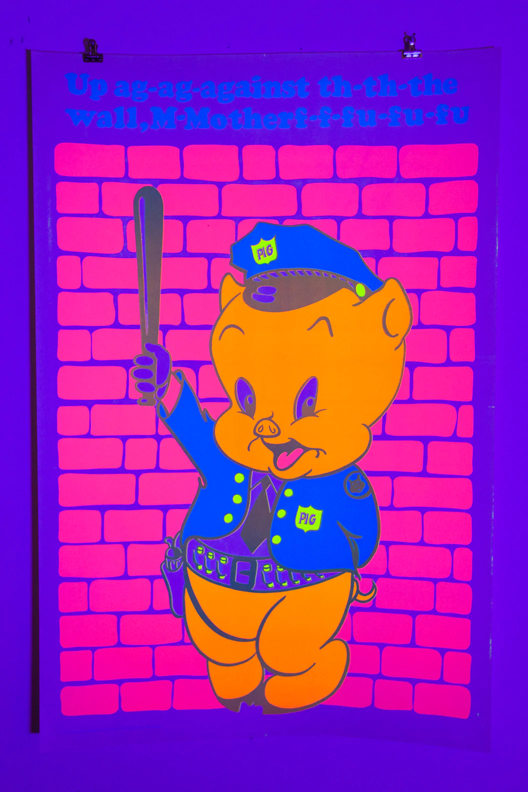 PORKY | Vintage Blacklight Poster - Image 5