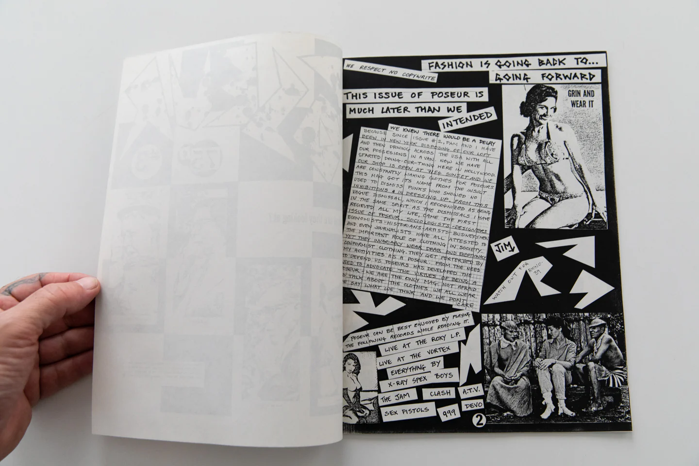 POSEUR ZINE 1,2,3,5, + Wholesale Catalog - Image 8