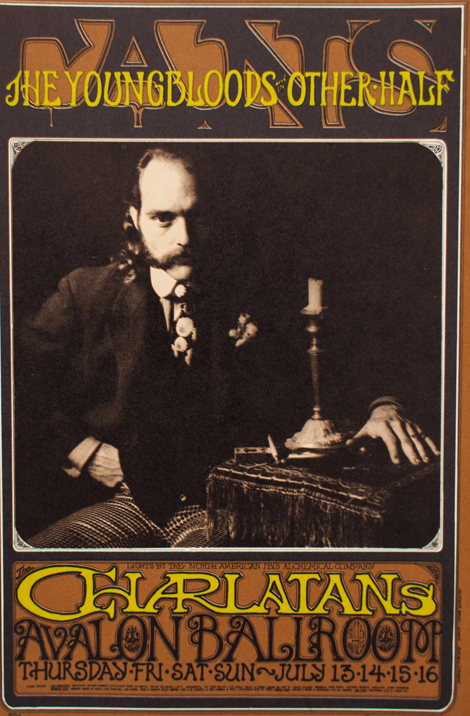 RICK GRIFFIN | CHARLATANS with THE YOUNGBLOODS Postcard - Image 2