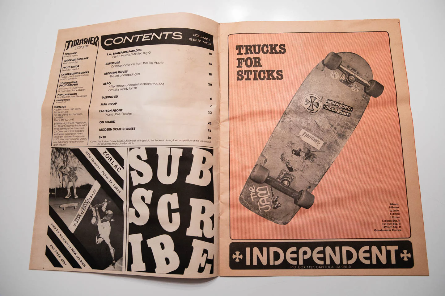 THRASHER MAGAZINE MARCH 1981 - Image 2