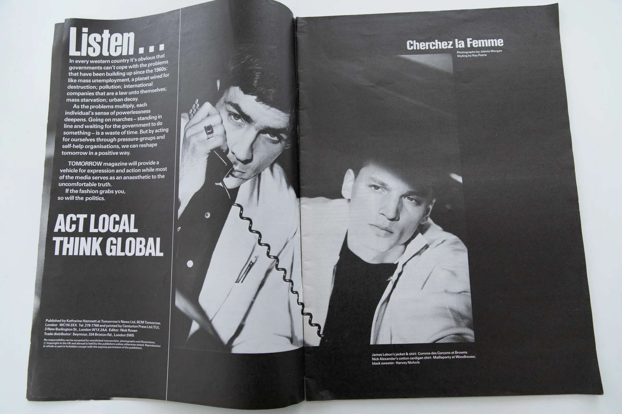 TOMORROW Magazine | Politics and High Fashion No. 1 - Image 2