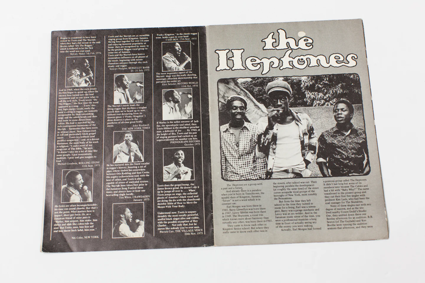 TOOTS AND THE MAYTALS | Tour Program - Image 3