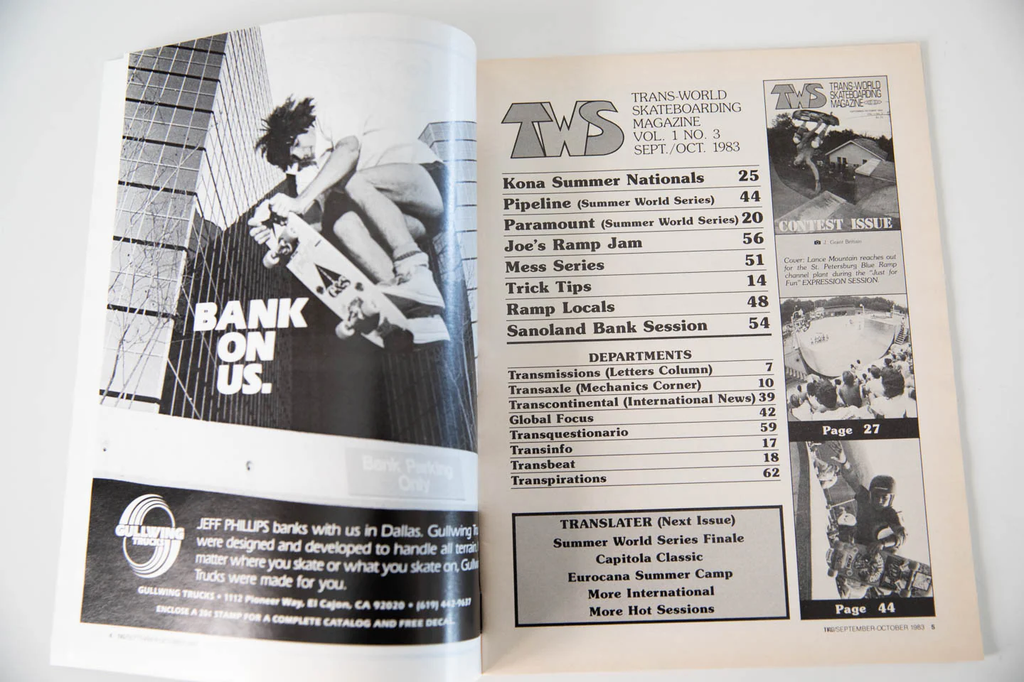 TRANSWORLD SKATEBOADING MAGAZINE Vol. 1 No. 3 - Image 3