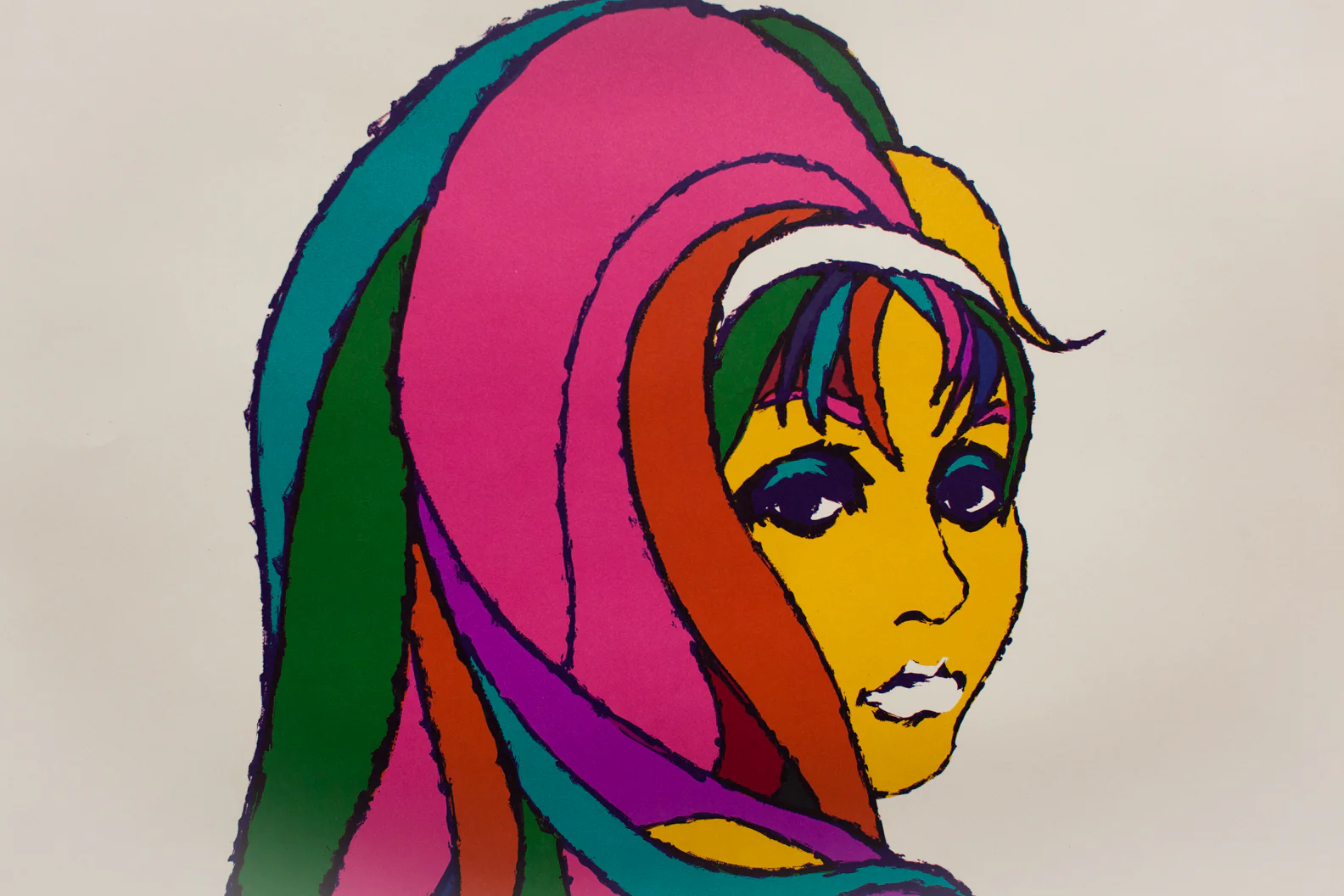 RAINBOW HAIR | Vintage Poster - Image 5