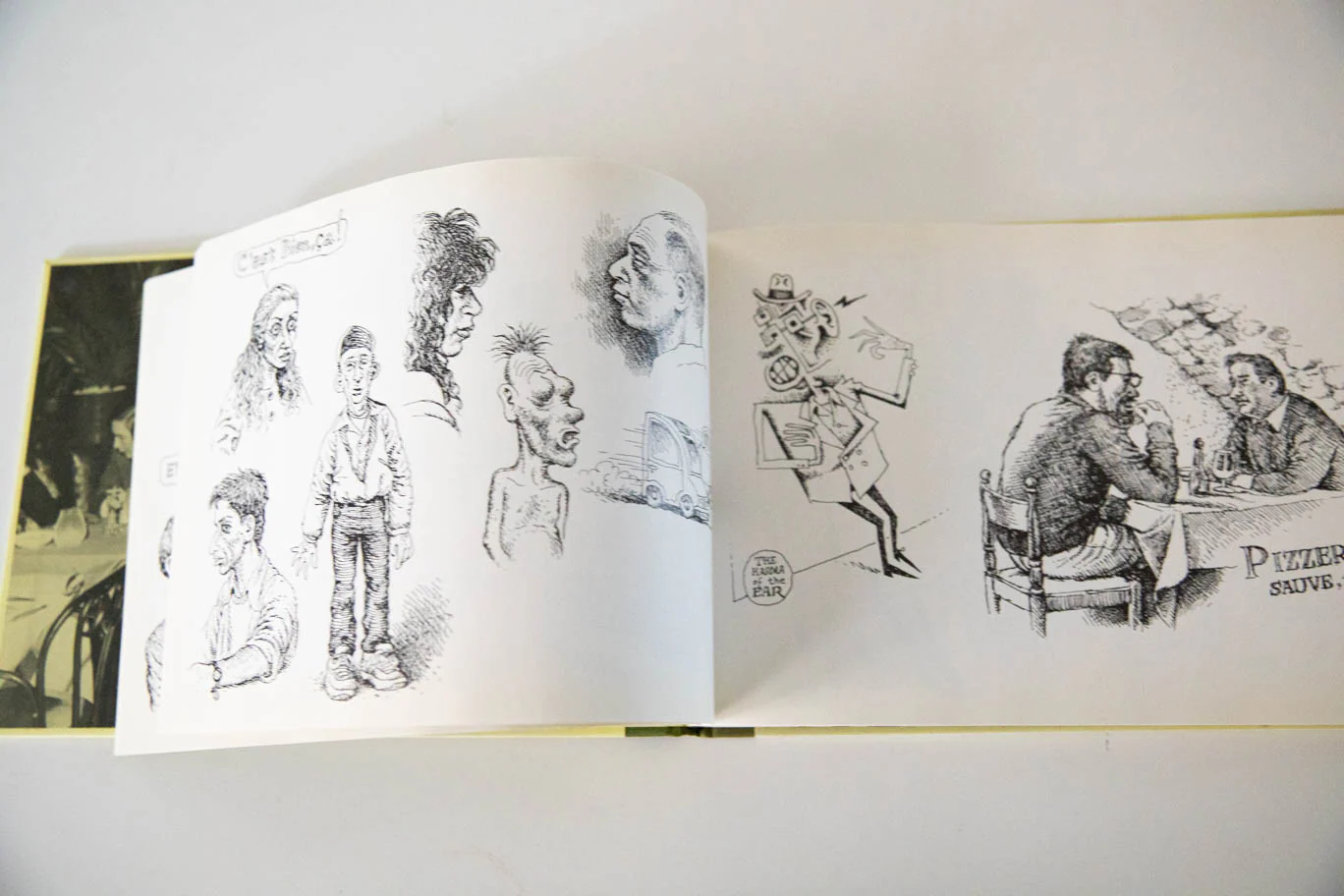 WAITING FOR FOOD | Restaurant Placemat Drawings No. 1 - Image 5