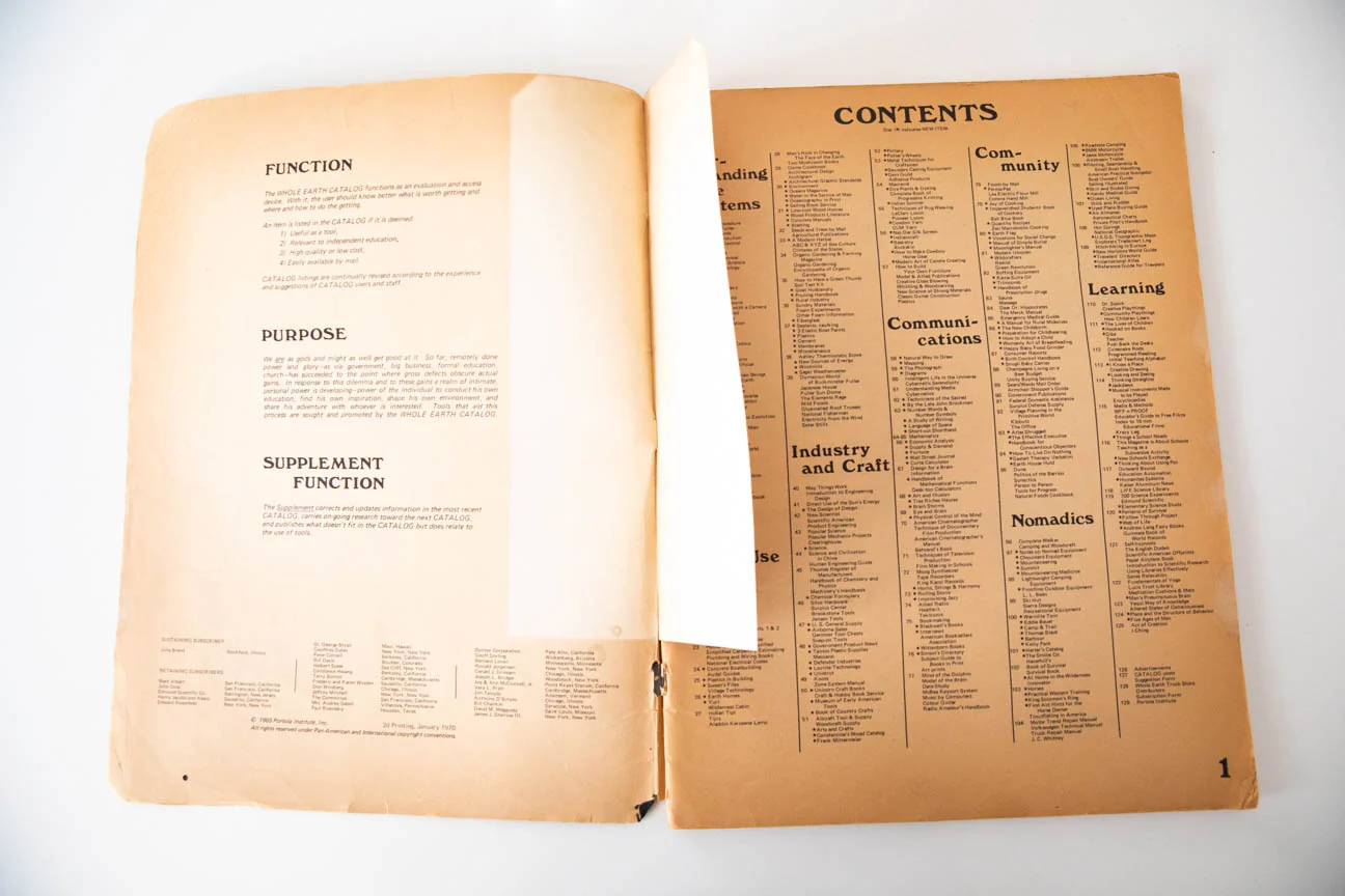WHOLE EARTH CATALOG FALL 1969 - Image 2